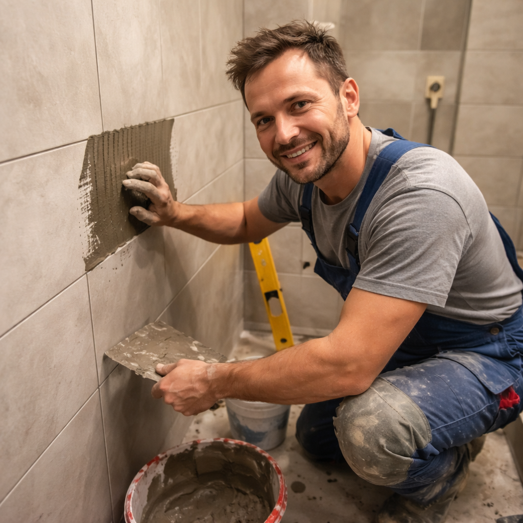 Zwei Dachdecker arbeiten an einem Dach - CAYYDE